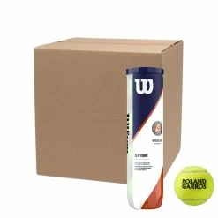Wilson Roland Garros Clay Court 4 Ball Can 18 Can Case