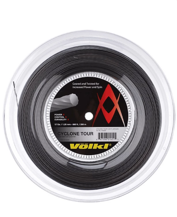 Volkl Cyclone Tour Anthracite 1.25/17G 200m Reel 3 Volkl Cyclone Tour Anthracite 1.25/17G 200m Reel