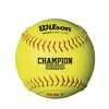 Wilson ASA Synthetic Leather Polycore Softballs 12pk 1 Wilson ASA Synthetic Leather Polycore Softballs 12pk -Steeden Shop WTA9031BASA LOW