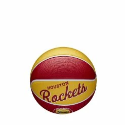 Wilson NBA Team Retro Mini Basketball - Houston Rockets -Steeden Shop WTB3200XBHOU 4