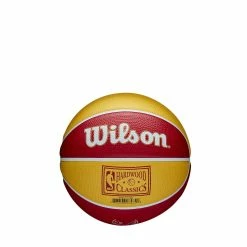 Wilson NBA Team Retro Mini Basketball - Houston Rockets -Steeden Shop WTB3200XBHOU 5