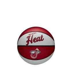Wilson NBA Team Retro Mini Basketball - Miami Heat