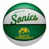 Wilson NBA Team Retro Mini Basketball - Seattle Super Sonics 1 Wilson NBA Team Retro Mini Basketball - Seattle Super Sonics -Steeden Shop WTB3200XBSEA