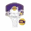 Wilson NBA Team Mini Hoop - LA Lakers 2 Wilson NBA Team Mini Hoop - LA Lakers -Steeden Shop WTBA1302LAL