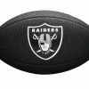 Wilson NFL Logo Team Mini Ball - Las Vegas Raiders -Steeden Shop WTF1533BLXBLV