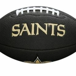 Wilson NFL Logo Team Mini Ball - New Orleans Saints