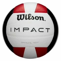 Wilson Impact Volleyball - Red/White/Black