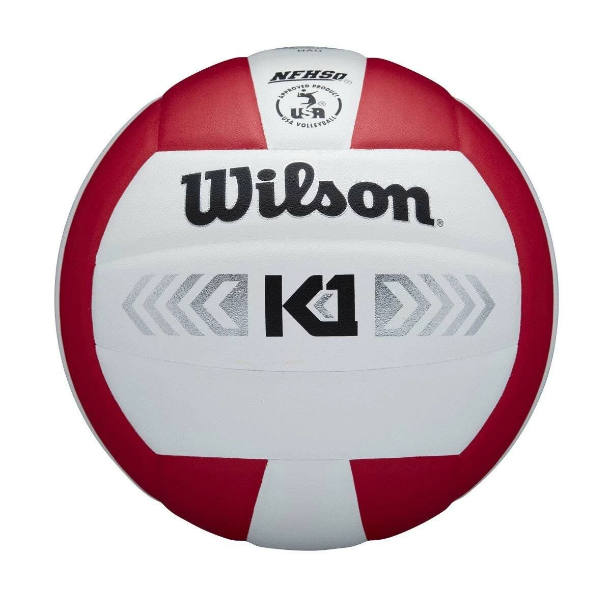 Wilson K1 Silver Volleyball - Red/White 3 Wilson K1 Silver Volleyball - Red/White